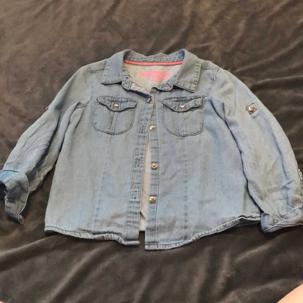 Denim button down shirt